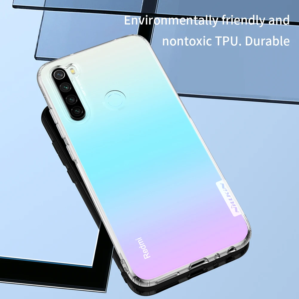 Для Xiaomi Redmi Note 8 Pro чехол Nillkin натуральный прозрачный мягкий кремний TPU чехол Redmi Note 8 глобальная версия