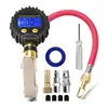 Digital Tire Inflator Pressure Gauge 200PSI LCD Display Air Compressor Pump Quick Connect For Car Motorcycle ► Photo 1/5