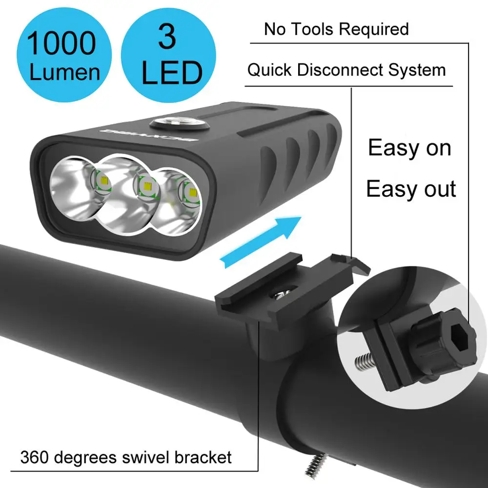 Sale 5200 Mah Bicycle Light 1000 Lumen Bike Light Built in Battery USB Charge Aluminum Alloy Cycling Light Waterproof Bike Accessory 3 Sale 5200 Mah Bicycle Light 1000 Lumen Bike Light Built in Battery USB Charge Aluminum Alloy Cycling Light Waterproof Bike Accessory 3