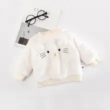 Модная плотная теплая детская толстовка; топы с длинными рукавами для маленьких мальчиков и девочек; Очаровательная Детская толстовка с круглым вырезом; Одежда для новорожденных; Roupas