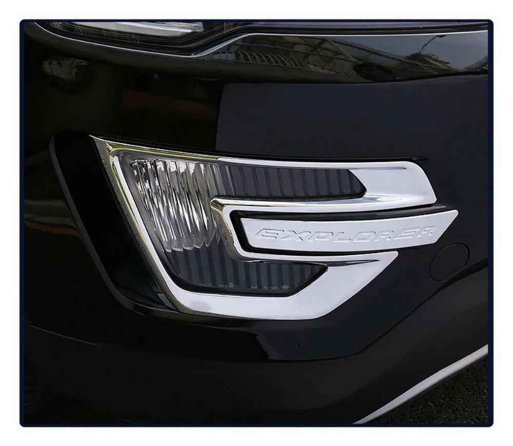 Хромированная передняя противотуманная крышка 4 шт для Ford Explorer