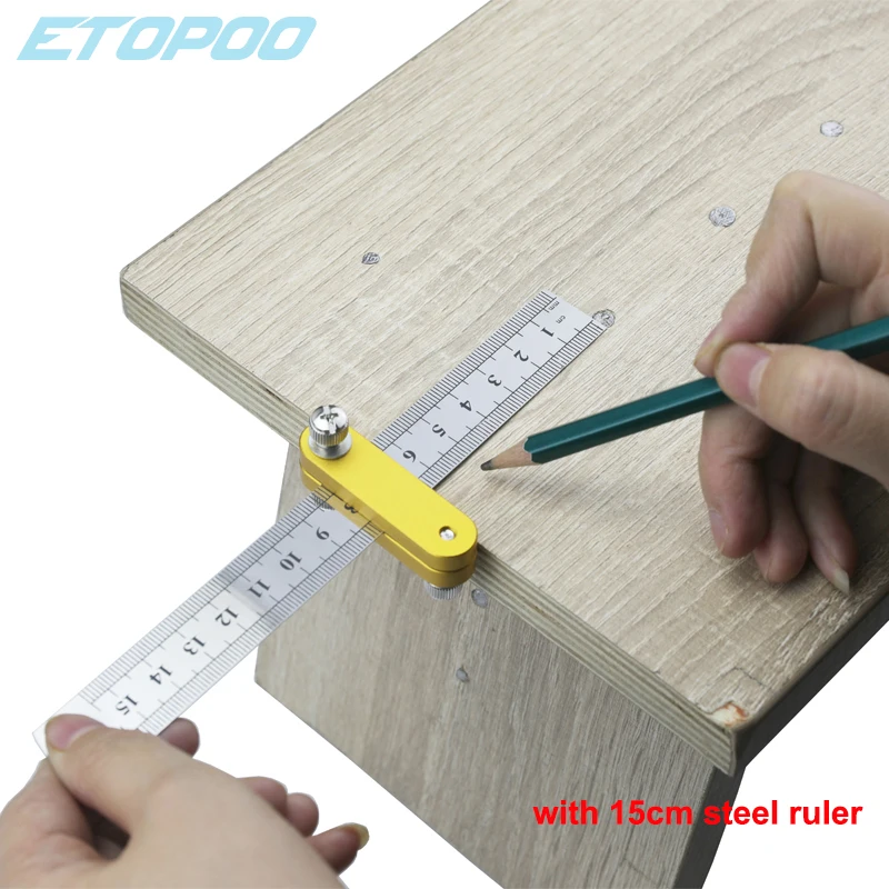 150mm-200mm-300mm-Woodworking-Angle-Scribe-Line-Scribe-Wood-Ruled-Carpenter-Location-Locator-Steel-Ruler-Block (5)