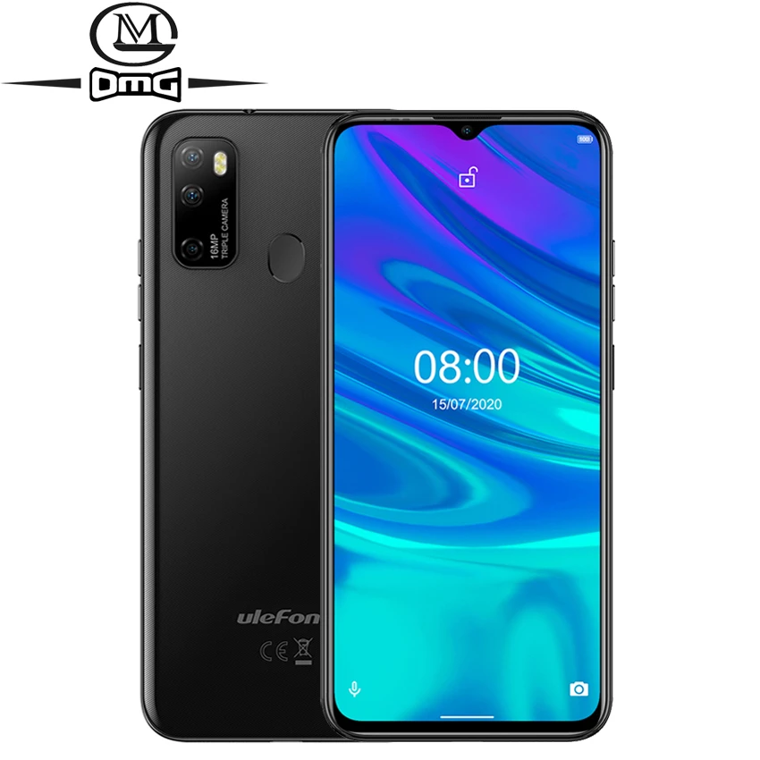

Ulefone Note 9P Smartphones Android 10 4GB + 64GB 6.52 inch Waterdrop Screen 4500mAh Octa-core Dual sim 4G Mobile phone