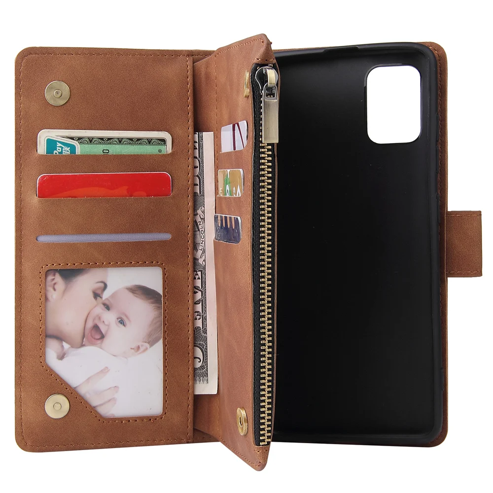 samsung cute phone cover Magnetic Flip Leather Zipper Wallet Case For Samsung Galaxy S22 S21 S20 FE S10 E S9 S8 Note 9 10 20 Ultra Plus Lite Phone Cover silicone cover with s pen