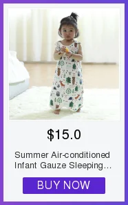 Летний детский спальный костюм без рукавов Съемный Детский спальный мешок для 0-18 месяцев Детский комбинезон