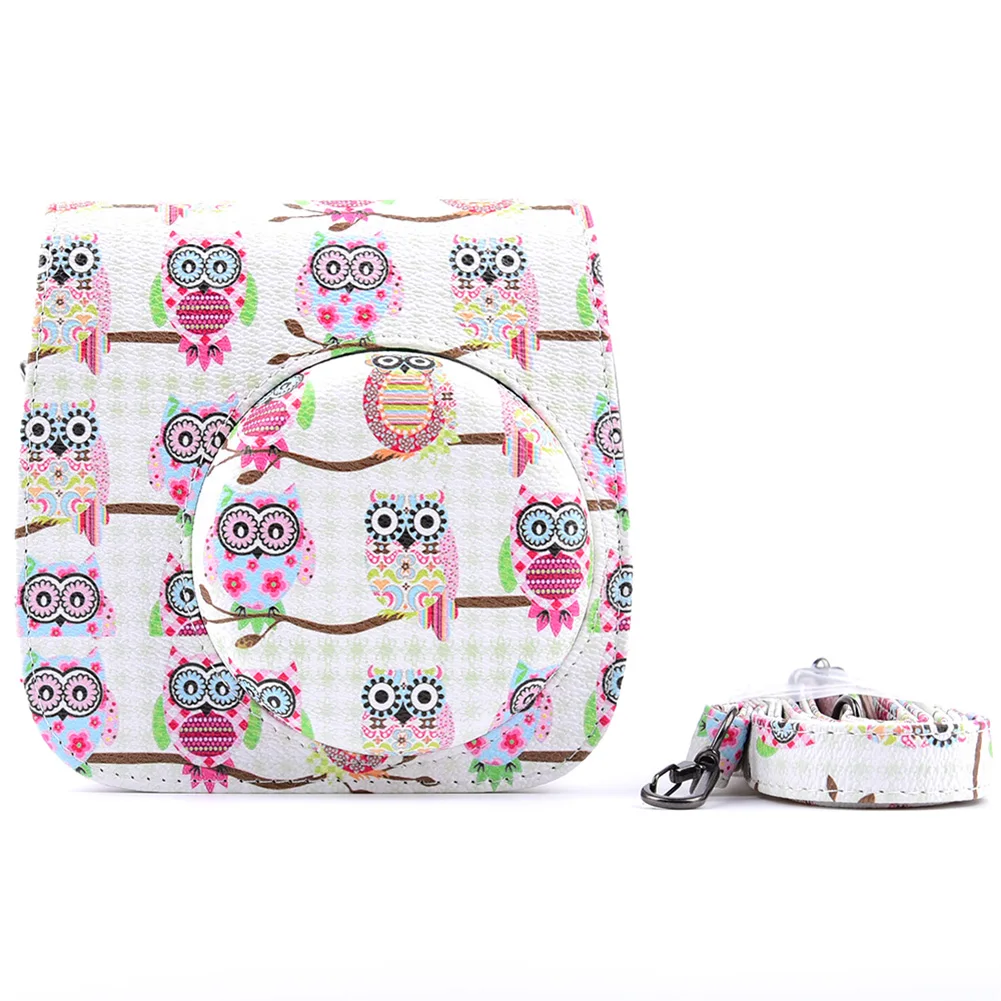 

Hot Owl Camera Bag Case with Shoulder Strap for Fujifilm Instax Mini 8/8s DXAC