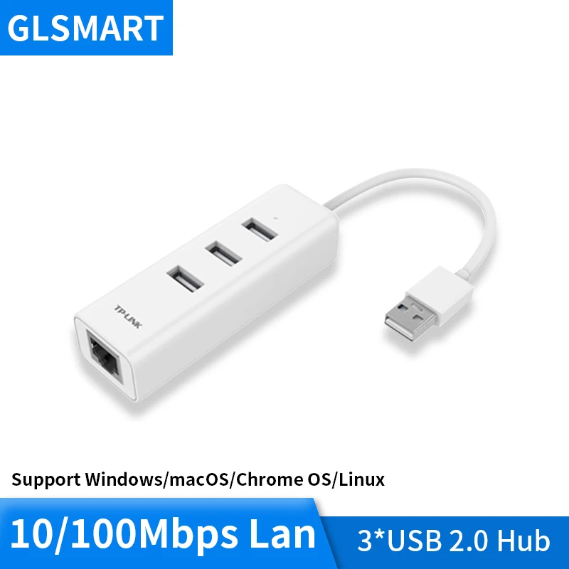 TP-LINK внешний адаптер USB 2 0 для проводной Ethernet сетевой карты 10/100M RJ45 Lan Windows/MAC/Linux |