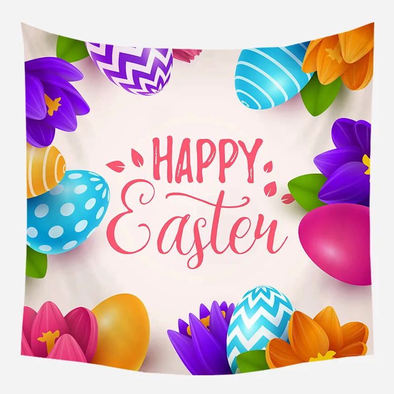 Manufacturers Direct Selling Tapestry Europe And America INS Hanging Cloth Easter Tapestry Customizable Digital Printing Tapestr