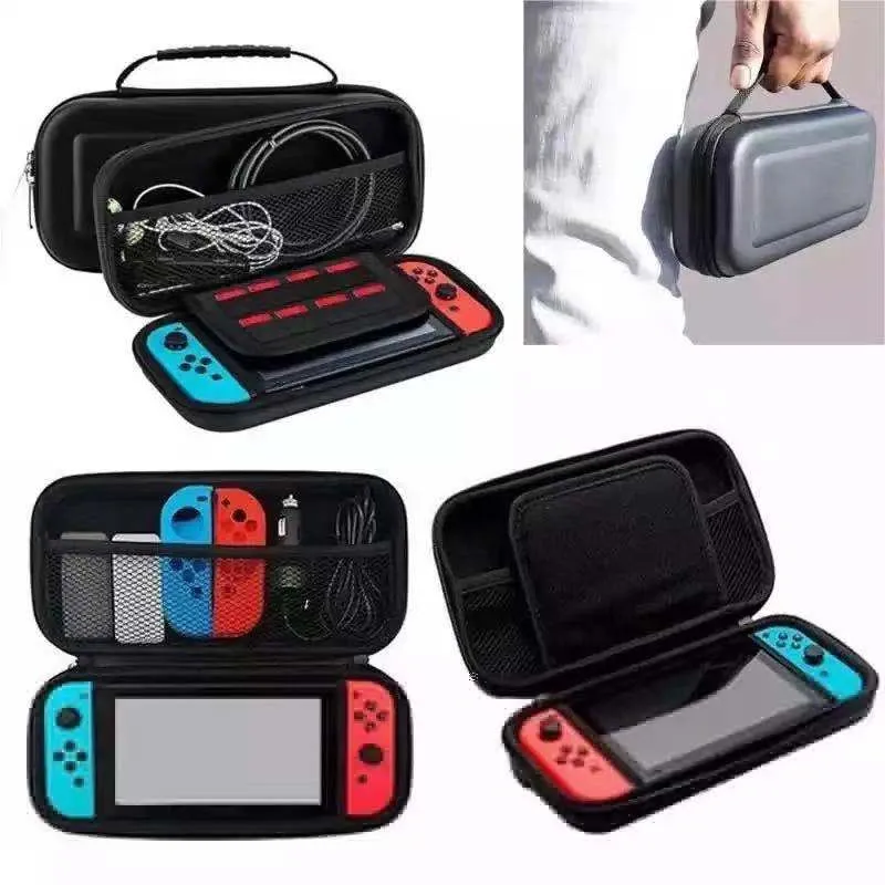Набор игровых аксессуаров для nintendo switch 6 в 1, дорожная сумка для переноски, защитный чехол для экрана, кабель для зарядки A8