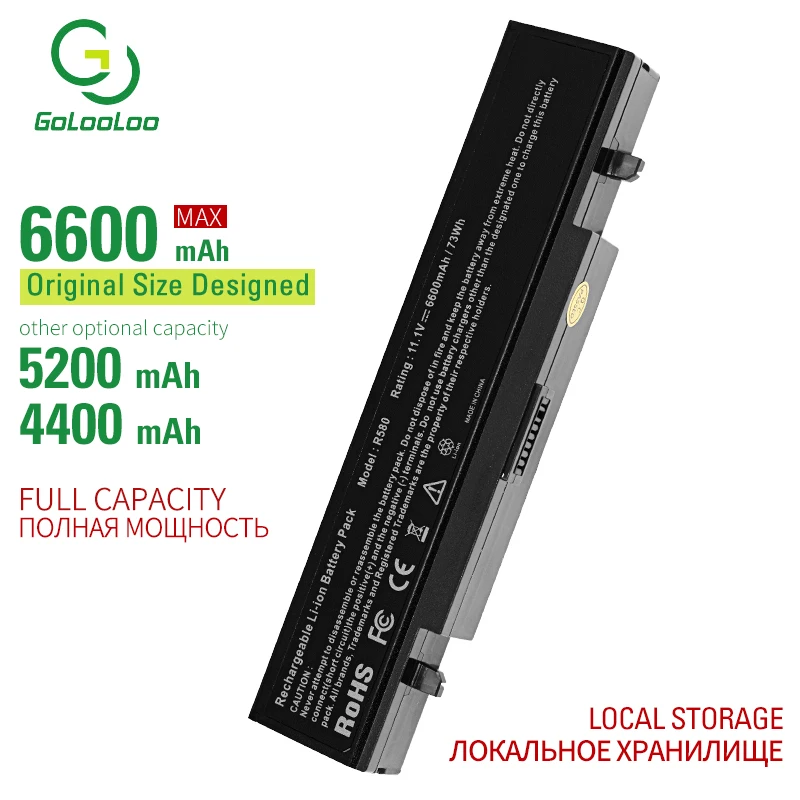 Продажа Golooloo 6 ячеек Аккумулятор для ноутбука Samsung R710 R718 R720 R780 RF511 RV409 RV509 SF410 SF410 AA PB9NC5B AA PB9NC6B AA PB9NC6W