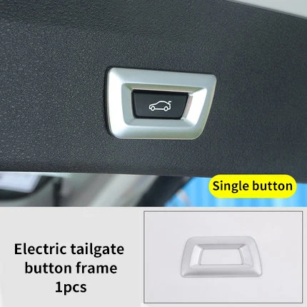 

For BMW new X5 G05 2019 Electric tailgate button chrome molding trim 1pc