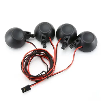 

2019 4 LED Lights Receiver Kit Plastic Shell Lotus Headlights for 1/5 HPI BAJA Rovan King Motor 5B RC Car Parts Accessories