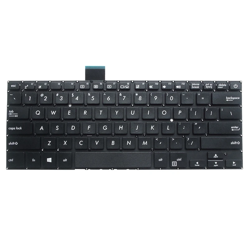 Английская клавиатура для ноутбука с рамкой для asus TP410U TP401C TP461U черный