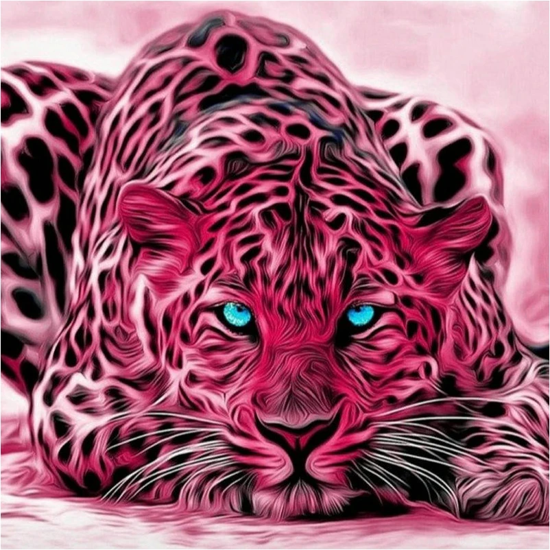 Leopard Diamond Painting Animal Diamond Art|Diamond Painting Cross