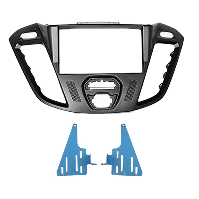 2-DIN Автомобильный головный блок Fascia Facia установочный набор для Ford Transit Custom Tourneo 2012 +