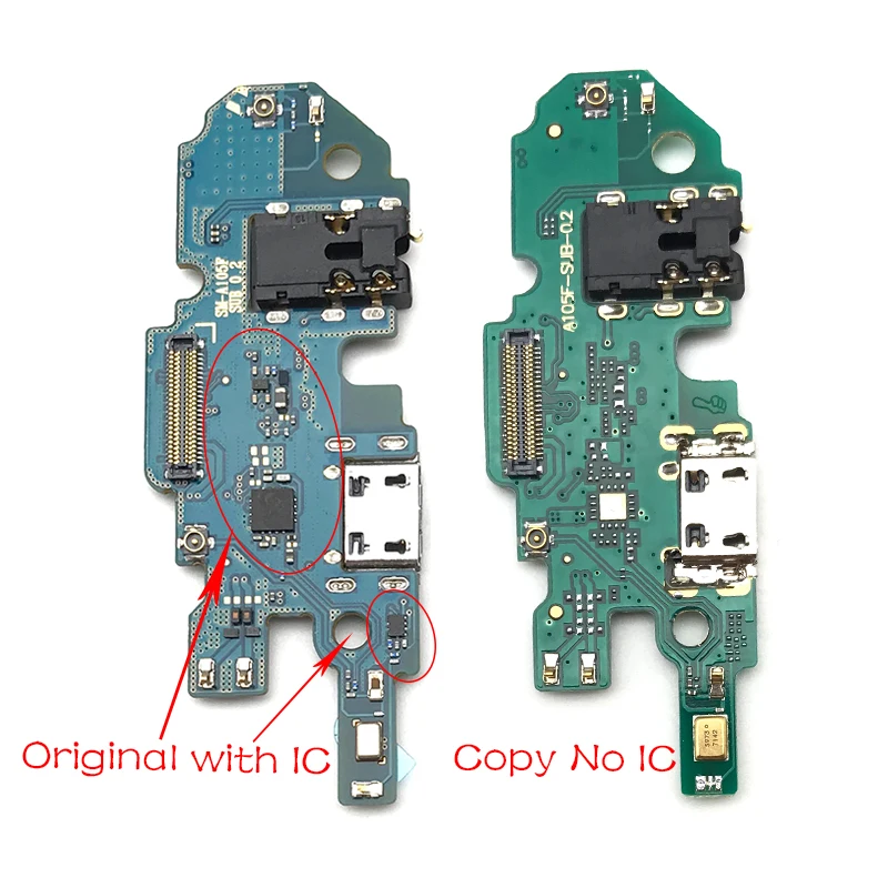 

10pcs/lot Dock Connector Micro USB Charger Charging Port Flex Cable Microphone Board For Samsung Galaxy A105F A10 A105