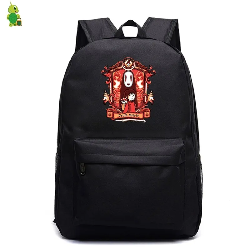 Школьные сумки Ghibli, Унесенные унесением, без лица, мужской рюкзак для подростков, женщин и мужчин, рюкзак для ноутбука, Детский рюкзак для книг, повседневные дорожные сумки - Color: 6