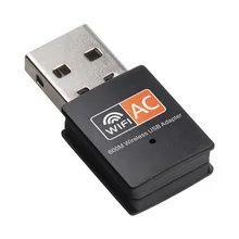USB 5G WiFi приемник адаптер 600 Мбит/с 2,4 ГГц 5 ГГц WiFi антенна двухдиапазонная мини беспроводная сетевая карта для ПК Wi-Fi ключ с CD