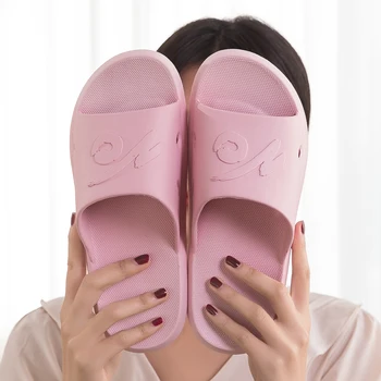 

Women Flat Slippers Peep Toe Environmentally Indoor and Outdoor Unisex Slippers Summer Women Slides