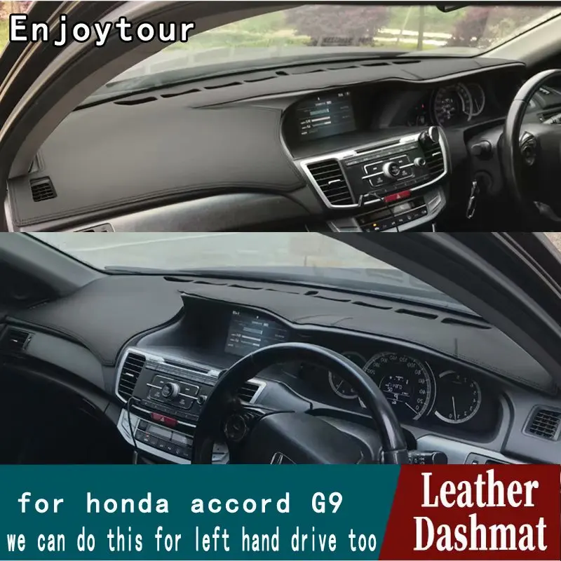 Кожаный коврик для приборной панели аксессуары стайлинга автомобиля RHD Honda g9 2013