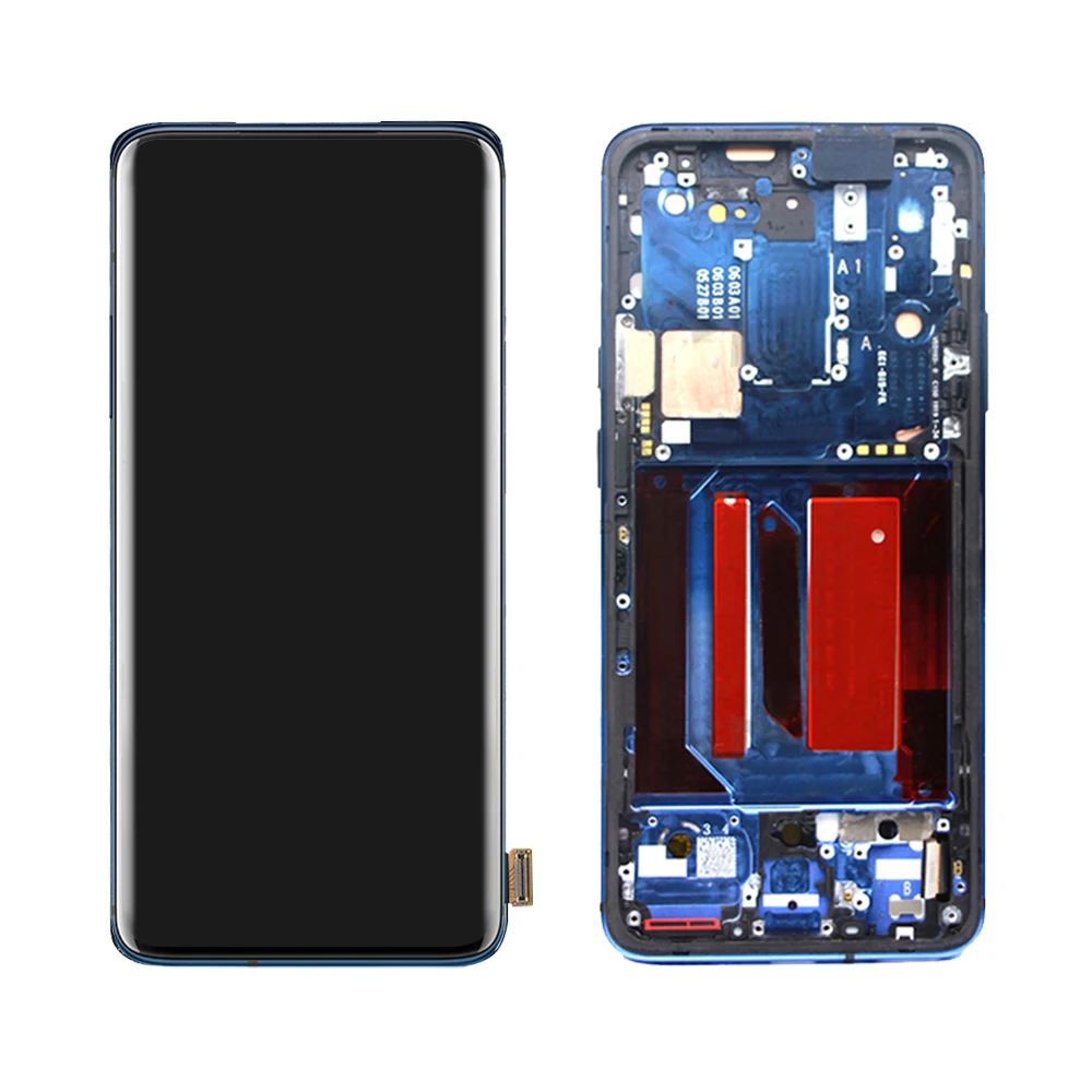 Для OnePlus 7 Pro lcd кодирующий преобразователь сенсорного экрана в сборе для Oneplus 7 Pro дисплей с рамкой Замена 1+ 7Pro lcd