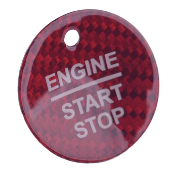 

Red Engine Start Stop Switch Button Cover Sticker Fit For Ford F-150 Escort Edge Mondeo Focus Everest Taurus Explorer