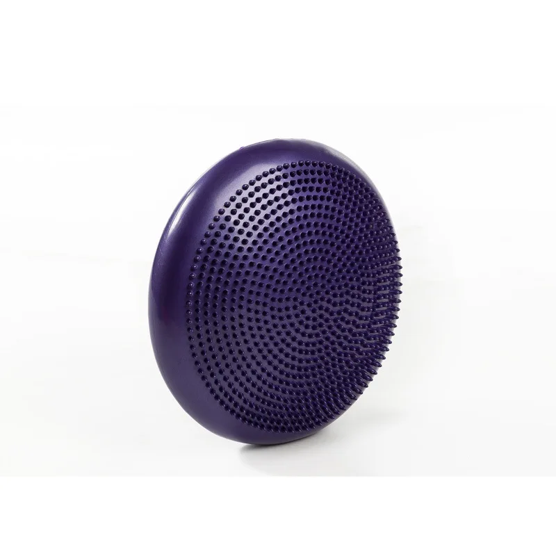33 см Прочный надувной Массажный мяч для йоги, универсальная спортивная площадка для спортзала, фитнеса, йоги, стабильная балансирующая дисковая подушка, коврик - Цвет: purple