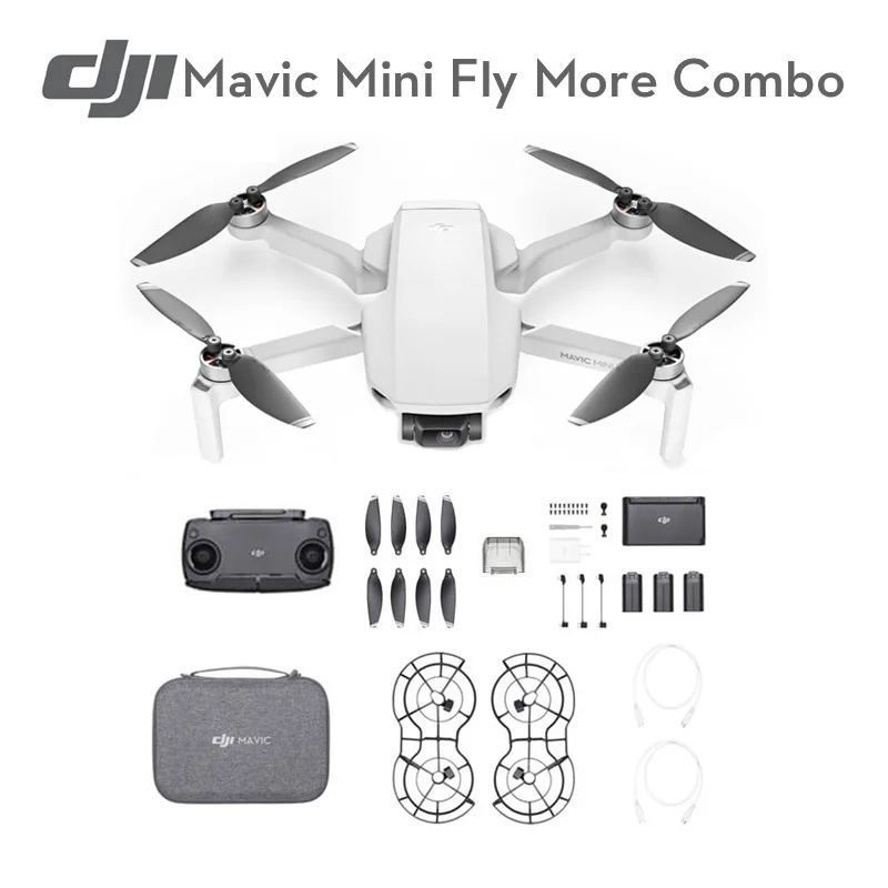 DJI Mavic Mini drone Mavic Mini Fly больше комбо Квадрокоптер с камерой 2,7 k MT1SS5/MT1SD25 максимальное время полета 30 минут