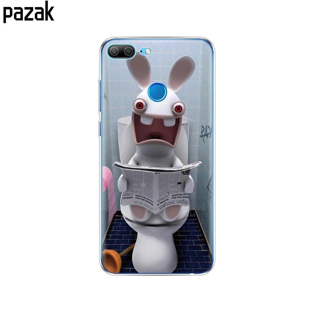 Силиконовый чехол для телефона huawei honor 9 honor 9 lite, чехол s, мягкая задняя крышка из ТПУ для телефона, 360 защитный чехол, дизайн