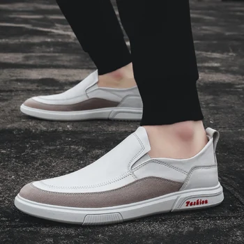 

Genuine Leather Men casual shoes Summer Breathable moccasins Soft Men's Handmade chaussure homme Loafers zapatos de hombre