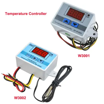 

AC 110V-220V DC 12V 24V LED Digital Temperature Controller Thermostat Thermometer sensor Meter Heating Cooling Incubator Fridge