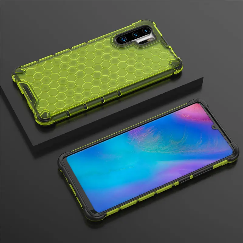50 шт./партия Гибридный ТПУ+ PC сотовый узор задняя крышка для телефона huawei mate 30 Pro P30 Lite Nova 4E противоударный чехол