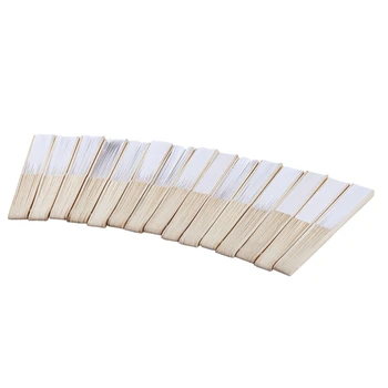 

New White Hand Fans for Party, Wedding Favour Gift (15 Pack)