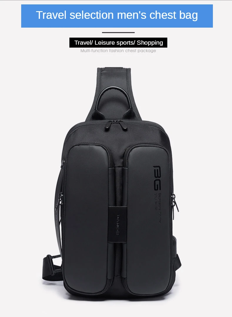 Bange BG-7079 USB Charging Crossbody Bag description image 4