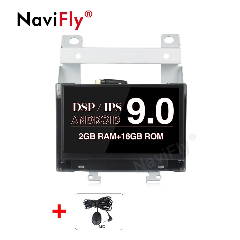 NaviFly ips DSP 4 Гб+ 64 ГБ Android 9,0 автомобильный мультимедийный плеер для Land Rover freelander 2 2007 до 2012 Авто gps навигация carplay - Цвет: 2GB-64GB-4 CORE