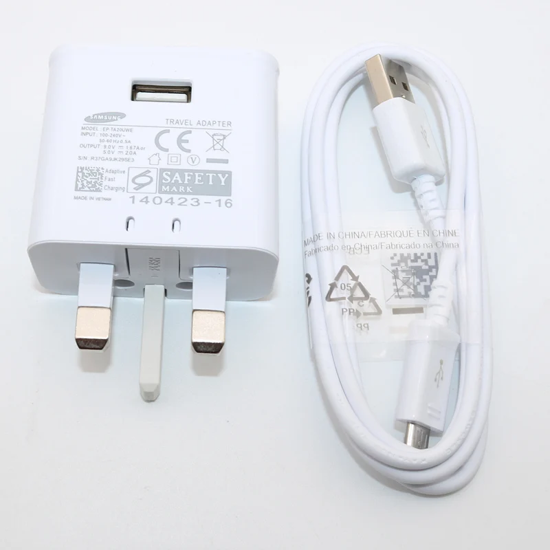 Быстрая зарядка Адаптивное быстрое зарядное устройство USB портативное зарядное устройство для samsung S4 S6 S7 Edge A10 J7 J8 htc One E9 LG G4 MOTO G3 E4 - Тип штекера: UK Add 100cm Cable