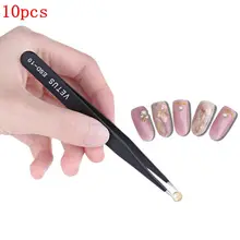 10 шт. антистатические пинцеты набор инструментов высокоточные изогнутые прямые пинцеты из нержавеющей стали многофункциональные кусачки для ремонта набор инструментов