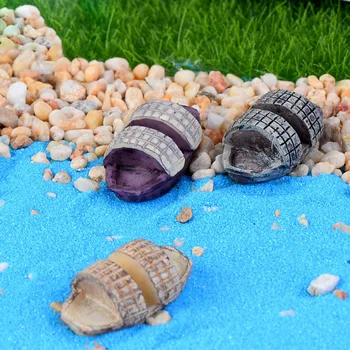 

1 PCS Simulation Resin Boat Ornaments Fish Tank Turtle Tank Ornaments Moss Micro Landscape Decorations Accessories