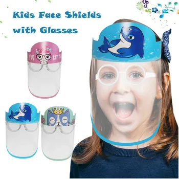 

Fast Delivery Mask For Face Kids Transparent mask Cartoon ace shields Safety Protection Glasses Mask Bandage Within 24 Hours