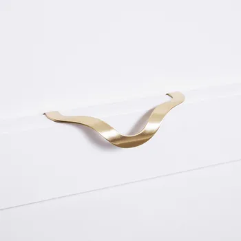 

Simplism sheet handle original brass cabinet wardrobe drawer gold invisible furniture drawer knobs and handles cabinet pulls