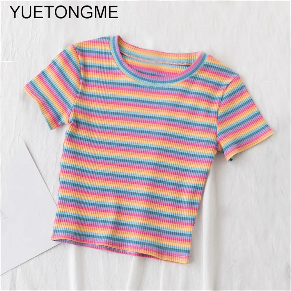 Review for Rainbow knit t-shirt yv42061