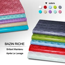 Feitex Африканский Базен Riche производитель Getzner качественная жаккарда из хлопка морская парча Анкара измеритель ткани для платья