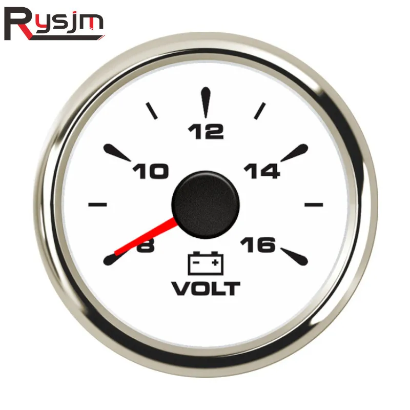 

Универсальный измеритель напряжения 52 мм, 8-16 В, 18-32 В, водонепроницаемый, для мотоцикла, автомобиля, грузовика, 7 цветов подсветки