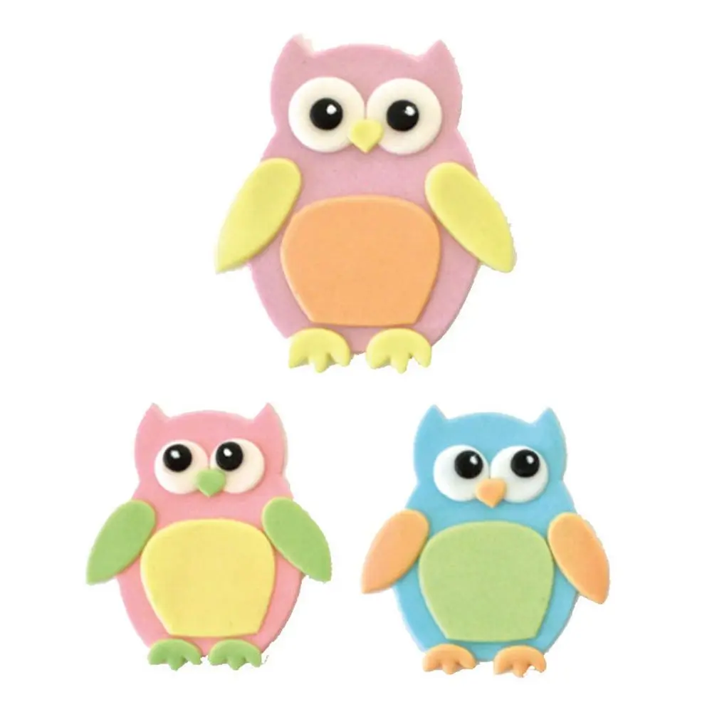 4Pcs Owl Typed Cake Cookies Cutter Tools Fondant Biscuit Sugarcraft Decor Mould Set Cake Decorating Tools