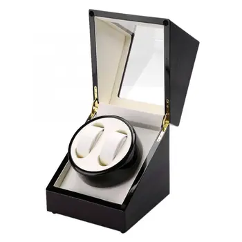 

100-240V Wooden Box Automatic Rotation Watch Storage Display Case Box Organizer Holiday Gift