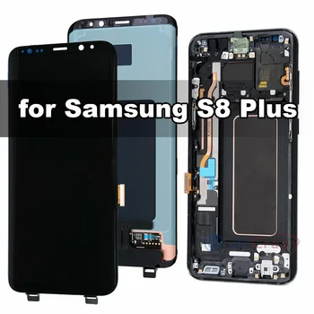 

Original AMOLED for Samsung Galaxy S8 Plus G955F LCD Display with Touch Digitizer and Frame Assembly Replacement 100% Test