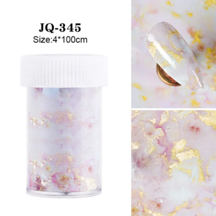 Shell Marble Pattern Nail Decal Home Salon Manicure Nail Sticker Decoration TZC99