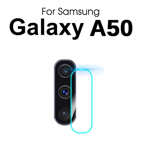 1 Camera Glass 3-в-1 Камера защитный Стекло для samsung A50 противоударный чехол& закаленное Стекло для samsung Galaxy A50 50 см A505F DS пленка с уровнем твердости 9H - Цвет: 1 Camera Glass