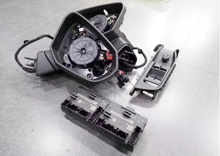 With module Для Audi Q2 электрическое складное зеркало 1 комплект - Цвет: With module