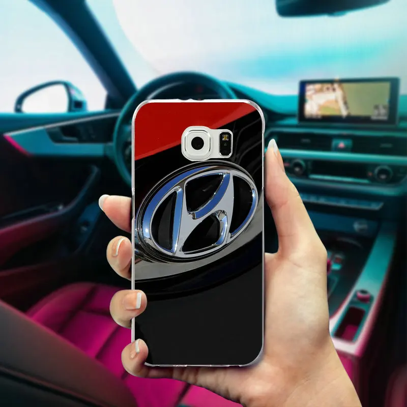 Picture 5 Мягкий чехол для телефона из ТПУ для samsung Galaxy Note 2 3 4 5 8 S3 S4 S5 Mini S6 S7 S8 S9 Edge Plus Coque милый кожаный логотип Hyundais - Цвет: Picture 5